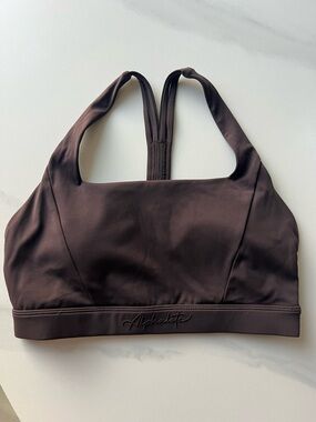 Alphalete Brown Racerback Sports Bra
